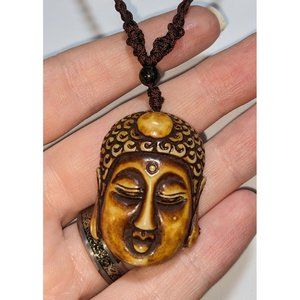 Buddha Face Pendant Necklace